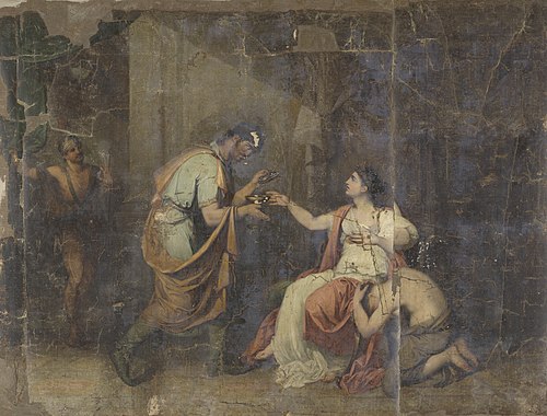 The Death of  Sophonisba, Queen of Numidia, 1816, Benjamin Wolff