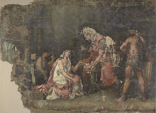 Sophonisba kneeling before Masinissa, King of Numidia, 1820, Benjamin Wolff