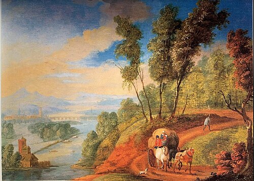 Landscape, 1700, Joseph van Bredael