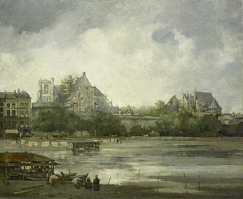 View of Nantes, 1909, Willem Leonardus Bruckman