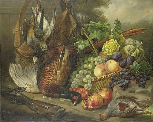Still life, 1842, Elisabeth Iosetta Burgklij Gli