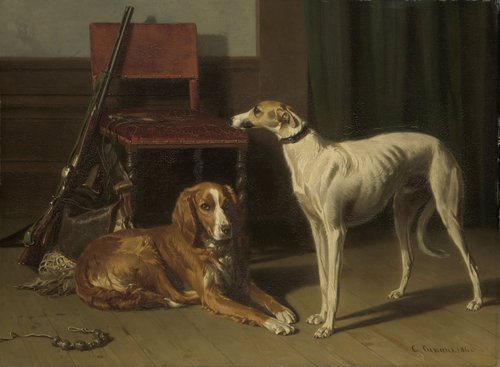 Hunting Companions, 1860, Conradijn Cunaeus