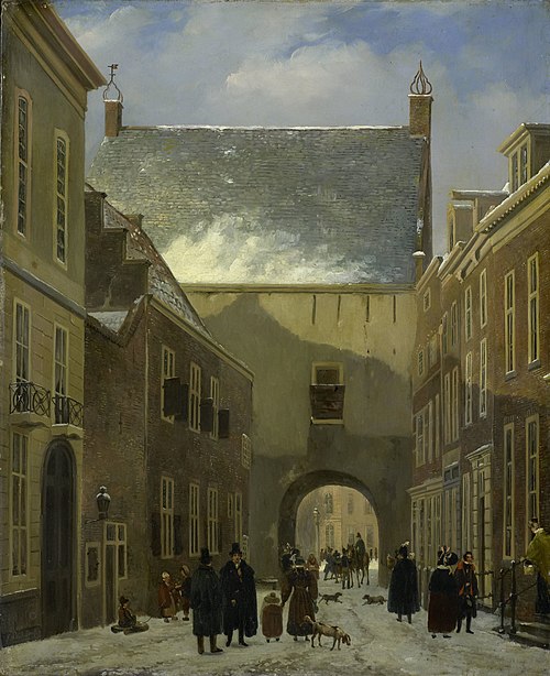 The Gevangenpoort, The Hague, 1825, Johannes Adrianus van der Drif