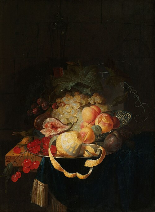 Nature morte avec fruit, 1668, Johannes Hannot
