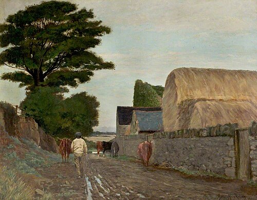 Driving up to Milk, 1881, Arthur Hawksley