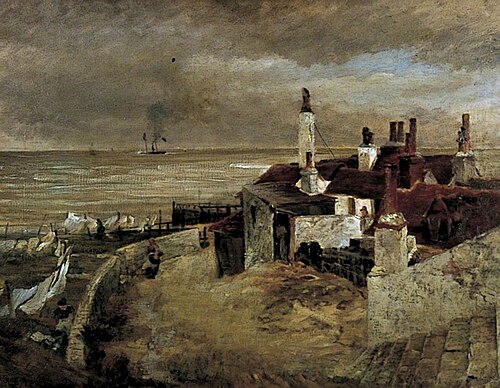 The Old Gangway, Broadstairs, Kent, 1883, Arthur Hawksley