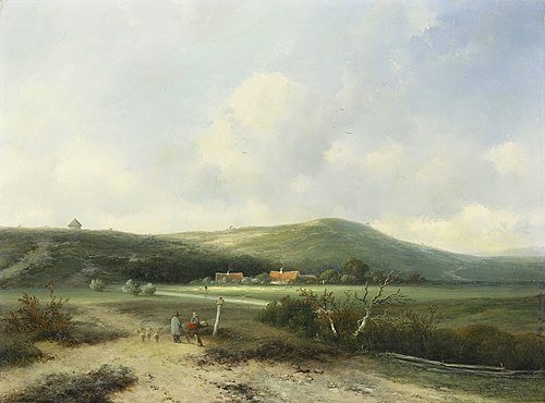 View in the Dunes, 1855, Johannes Franciscus Hoppenbrou
