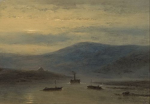 'Souvenir du Rhin', 1853, Johannes Franciscus Hoppenbrou