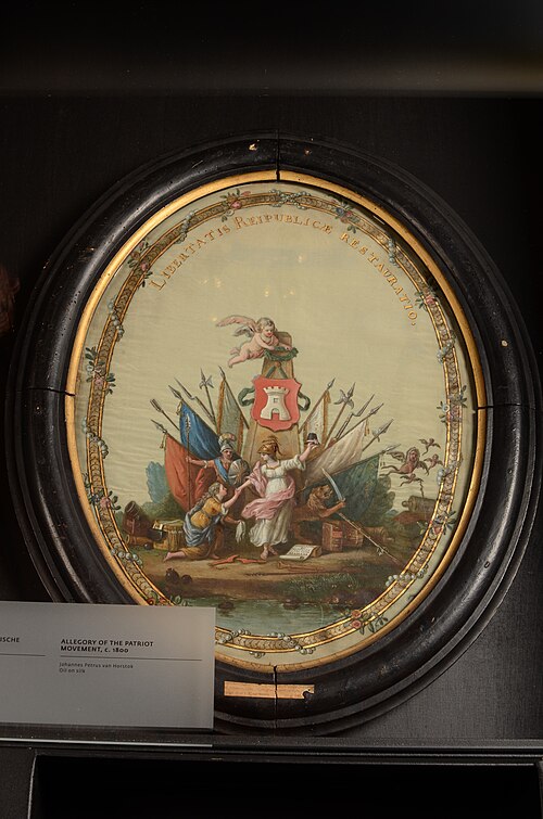 Allegorie op de patriottische beweging, , Johannes Petrus van Horstok