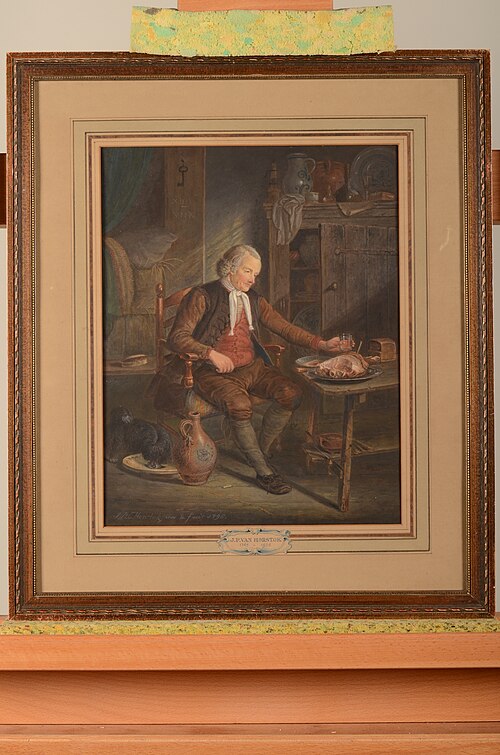 Interieur, 1798, Johannes Petrus van Horstok