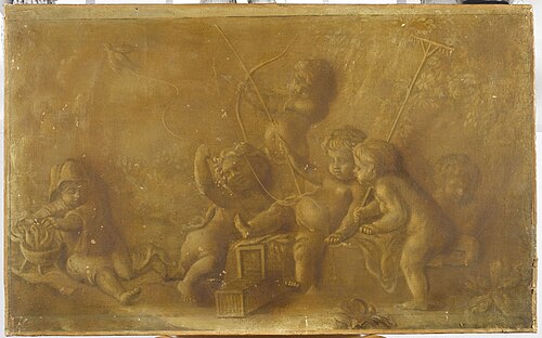 Zes putti, , Johannes Petrus van Horstok