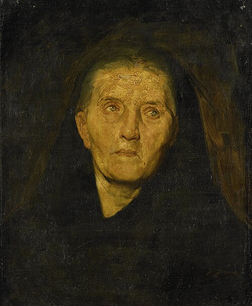 The Mourning Widow, 1860, Diederik Franciscus Jamin