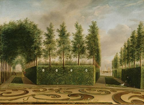 A Formal Garden, 1766, Johannes Janson