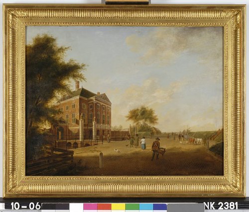 view of huis, Halfweg at Harlem, 1769, Johannes Janson