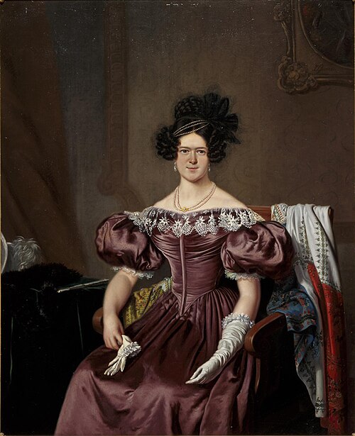 Portret van Susanna Jacoba Martens (1799-1860), echtgenote van Jacob Constantijn Martens van Sevenho, 1835, Jan Lodewijk Jonxis