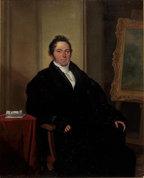 Portret Jacob Constantijn Martens van Sevenhoven (1793-1861), 1835, Jan Lodewijk Jonxis
