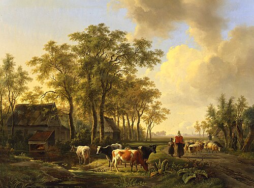 Zomerlandschap, , Willem de Klerk