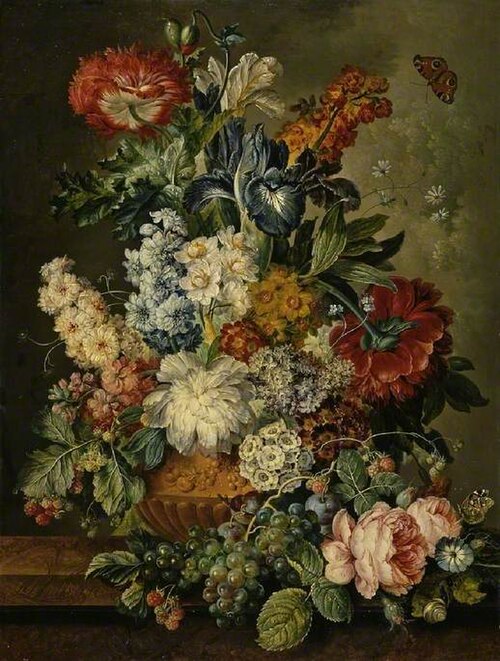 Vase of flowers, , Jacobus Linthorst