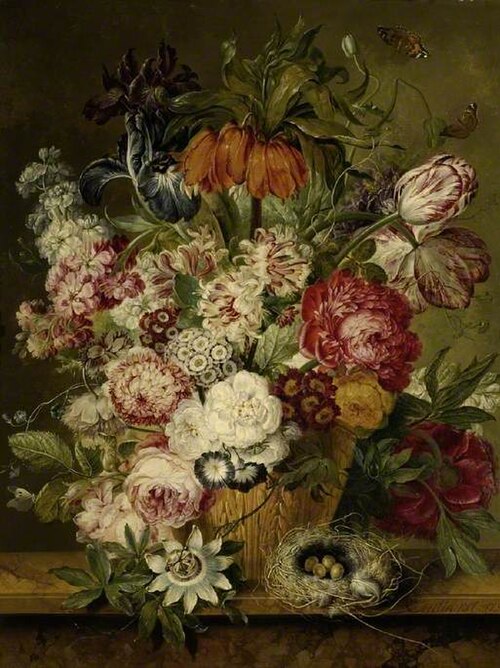 Vase of flowers, 1799, Jacobus Linthorst