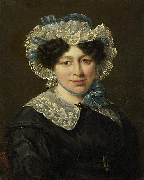 Portrait of Maria Adriana van der Sluys, Wife of Hermanus Martinus Eekhout, 1830, Hillebrand Dirk Loeff