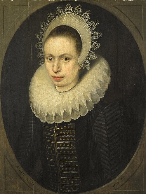 Portrait of Antoinette Walleran (1598-?), 1618, Jacob Lambrechtsz. Loncke