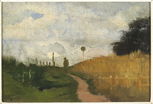 Landweggetje (ook bekend als 'l’inconnu')., , Piet Meiners