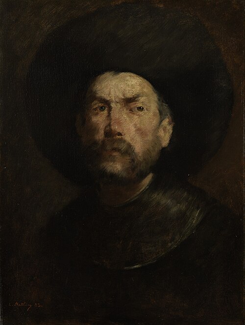 Portrait, 1883, Louis Mettling