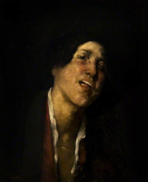 Boy's Head, 1875, Louis Mettling