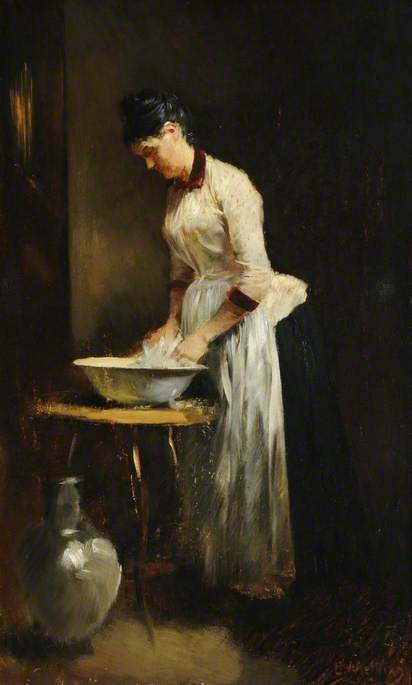 The Washing, 1883, Louis Mettling