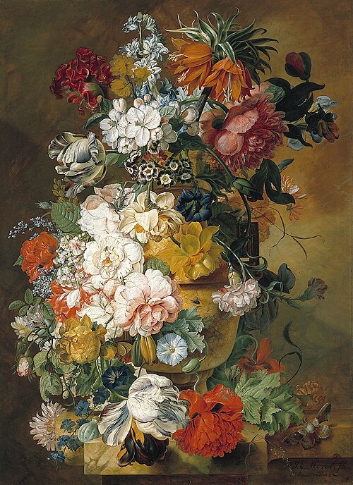 Still Life with Flowers, 1804, Jan Evert Morel
