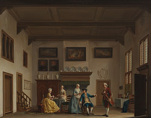The foolish young man, 1777, Nicolaes Muys