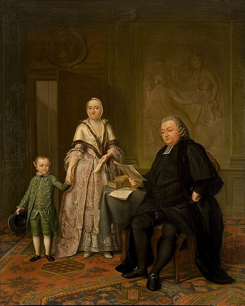 Diederik van der Kemp en zijn gezin, 1772, Nicolaes Muys