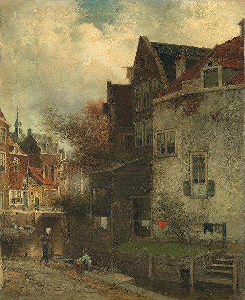 Stadsgezicht, 1882, Ferdinand Carl Sierich
