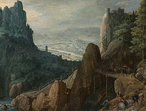 Landscape with the Conversion of Saint Paul, , Tobias Verhaecht