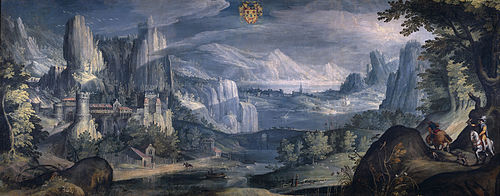 Alpine Landscape, 1600, Tobias Verhaecht