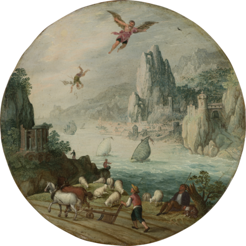 The Fall of Icarus, 1588, Tobias Verhaecht