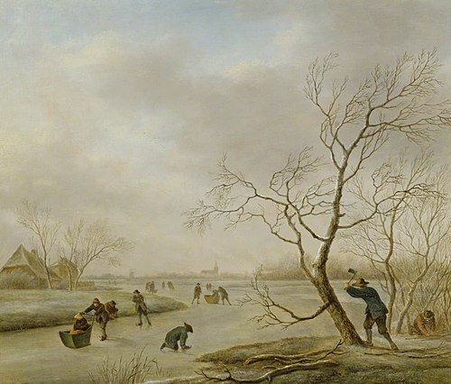 A Winter Landscape, 1803, Johannes Christianus Janson