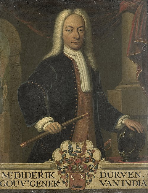 Portrait of Diederik van Durven (1676-1740), 1736, Hendrik van den Bosch