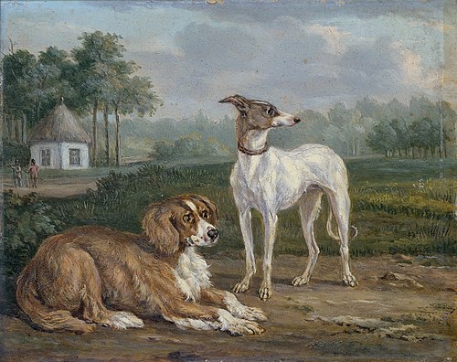 Two Dogs, 1850, Jan Dasveldt