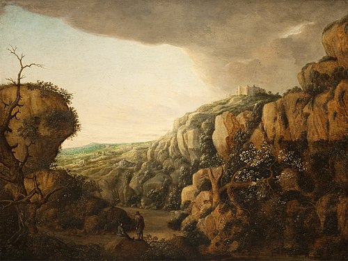 Mountainous Landscape, 1660, Matthieu Dubus