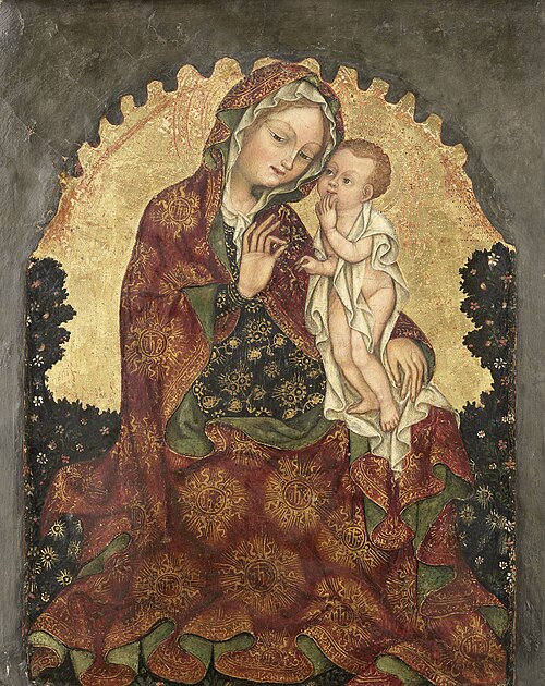 Madonna of Humility (Madonna dell'Umiltà), 1450, Giovanni da Francia