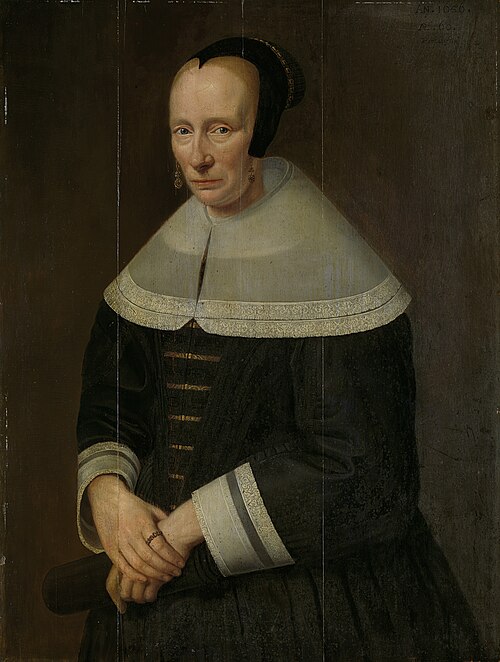 Portrait of a woman, 1656, Godaert Kamper
