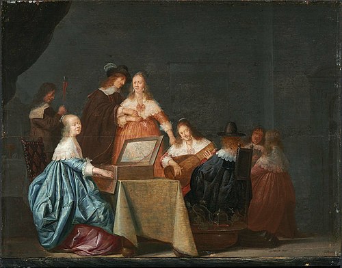 Musical Party, 1644, Godaert Kamper