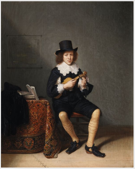 Man Aged Twenty Tuning a Violin, 1645, Godaert Kamper