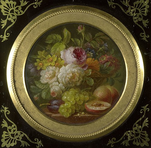 Still Life with Flowers and Fruit, 1795, Willem van Leen