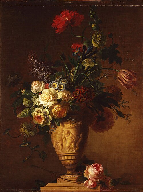 Vaas met bloemen, 1806, Willem van Leen