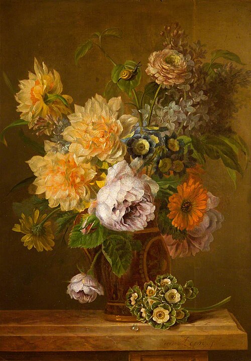 Still Life with Flowers, 1799, Willem van Leen