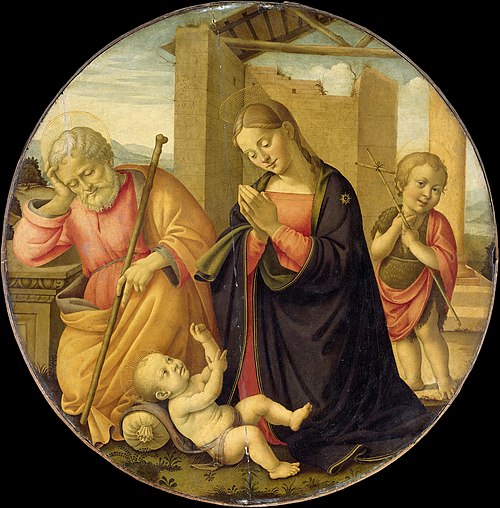 Worshipping the Christ Child, 1500, Maitre Allegro