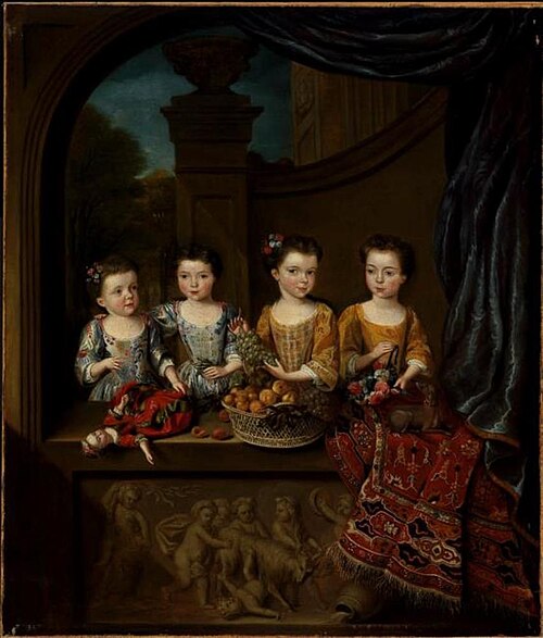 The daughters of Sir Matthew Decker, Bart., 1718, Jan de (II) Meyer