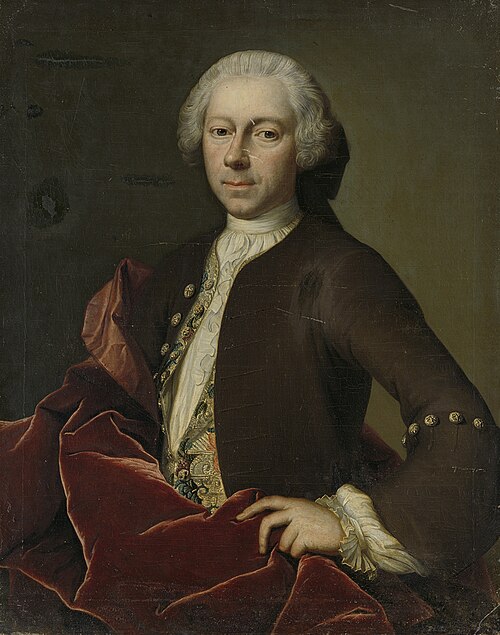Portrait of Pieter Parker, Alderman, Burgomaster and Councilor of Goes, 1742, B. Monmorency